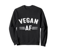 Vegan AF Vegetarian Animal Lover Plants No Cruelty Earth day Sweatshirt