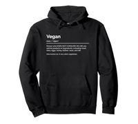 Vegan aka A Very Strict Vegetarian (Food Statement) Pullover Hoodie