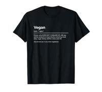 Vegan aka A Very Strict Vegetarian (Food Statement) T-Shirt