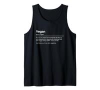 Vegan aka A Very Strict Vegetarian (Food Statement) Tank Top