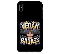 Vegan Badass Gorilla Gym Muscle Veggie Case for iPhone XS Max