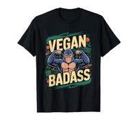 Vegan Badass Vegan Bodybuilder Value Graphic T-Shirt
