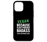 Vegan Because Plant Vegetarian Veganuary Case for iPhone 12 mini