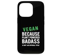 Vegan Because Plant Vegetarian Veganuary Case for iPhone 13 Pro