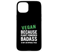 Vegan Because Plant Vegetarian Veganuary Case for iPhone 15 Plus