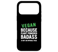 Vegan Because Plant Vegetarian Veganuary Case for iPhone 17 Pro Max