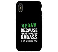 Vegan Because Plant Vegetarian Veganuary Case for iPhone X/XS