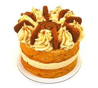 Vegan Biscoff Bento Cake - 5inch | Serves 4-6 Portions | Biscoff & Vegan Buttercream Cake | Handcrafted By Our Expert Bakers