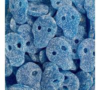 Vegan Blue Sour Skulls 1kg Share Bag by The Gourmet Sweet Company