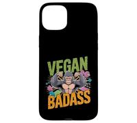 Vegan Bodybuilder Weightlifter Gorilla Case for iPhone 15 Plus