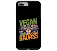 Vegan Bodybuilder Weightlifter Gorilla Case for iPhone 7 Plus/8 Plus