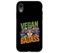 Vegan Bodybuilder Weightlifter Gorilla Case for iPhone XR
