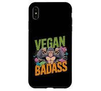 Vegan Bodybuilder Weightlifter Gorilla Case for iPhone XS Max