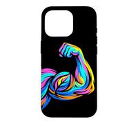 Vegan Bodybuilding 90s Look Retro Case for iPhone 16 Pro
