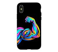 Vegan Bodybuilding 90s Look Retro Case for iPhone X/XS