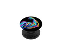 Vegan Bodybuilding 90s Look Retro PopSockets Adhesive PopGrip