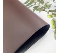 Vegan Brown Leather from Olive Waste, 100% Plant Based, Awarded, Next Generation Sustainable Material with Multi Sizes, Leathers for Art & Crafts - A5 Sample (14.8x21cm)