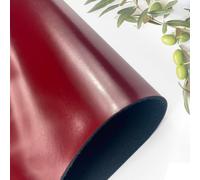 Vegan Burgundy Leather from Olive Waste, 100% Plant Based, Awarded, Next-Gen Sustainable Material with Multi Sizes, Leathers for Crafts - A5 Sample (14.8x21cm)