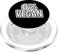 % Vegan Carnivore Diet Keto Paleo Ketogenic Low Zero Carb PopSockets PopGrip for MagSafe