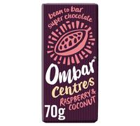 Vegan Chocolate Bar Ombar Centres Coconut Raspberry Organic Fair Trade D