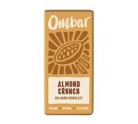 Vegan Chocolate Bar - Ombar Coco Almond - Organic Fair Trade Chocolate - Dairy and Gluten Free - Raw Cacao - 70g - Single Bar