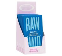 Vegan Chocolate Bar - Raw Halo - 70% Dark Chocolate - 10 x 35g Bars - Organic, Dairy & Gluten Free