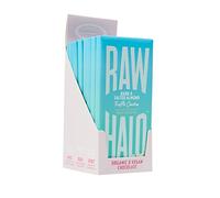 Vegan Chocolate Bar - Raw Halo - Dark & Salted Almond Truffle Centres - 8 x 90g Bars - Organic, Dairy Free & Gluten Free