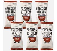 Vegan Chocolate Brownie Popcorn, 6 x100g Sharing Bags of Popcorn, Gluten Free, Wholegrain, GM Free. Made in the UK.