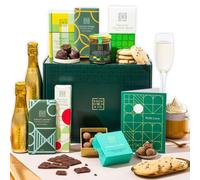 Vegan Chocolate Gifts Hamper with Truffles & Hot Chocolate Set, Thinking of You Gift Hamper For Her Plus 2 Prosecco by EDEN & CO