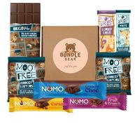 Vegan Chocolate Gifts Set, Dairy Free Chocolate Hamper with 8 Plant-Based Treats - Moo Free & NOMO Chocolate Selection - Vegan Treats Box (Gift For You)