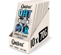 Vegan Chocolate - Oat M'Lk Smooth & Creamy (70G X 10 Bars), Organic Fair Trade,