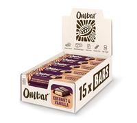 Vegan Chocolate - Ombar Coco Vanilla, Deep Filled Centres (42g x 15 Bars) Organic, Fair Trade, Dairy Free and Gluten Free Chocolate