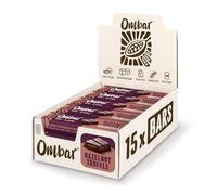 Vegan Chocolate - Ombar Hazelnut Truffle, Deep Filled Centres (42g x 15 Bars) Organic, Fair Trade, Dairy Free and Gluten Free Chocolate