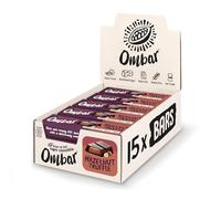 Vegan Chocolate - Ombar Hazelnut Truffle, Deep Filled Centres (42g x 15 Bars) Organic, Fair Trade, Dairy Free and Gluten Free Chocolate