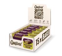 Vegan Chocolate - Ombar Pistachio Cream, Deep Filled Centres (42g x 15 Bars) Organic, Fair Trade, Dairy Free and Gluten Free Chocolate
