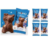Vegan Chocolate Reindeer by Nomo - Dairy Free - Gluten Free - Egg Free - Nuts Free - Pack of 4