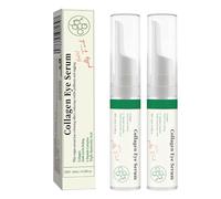 Vegan Collagen Eye Serum, Triple Hyaluronic Acid & Peptide Collagen Serum Improve Skin Elasticity, Reduce Fine Lines & Dark Circles - Vegan Korean Skin Care Eye Cream, 10ml