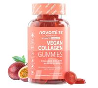 Vegan Collagen Gummies |Vitamin C, Hyaluronic Acid, BCAAs | Novomins | 60 Collagen Gummies | Alternative to Collagen Powder | Gluten-Free Collagen Supplements for Women & Men