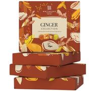 Vegan Dark Chocolate Ginger Collection 165g Bulk Multipack | Gluten Free Vegetarian Chocolate Gift Box | Christmas Birthday Corporate Gifts for Women & Men (4 Pack)