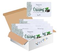 Vegan Dark Chocolate Variety Pack - Assorted Plant-Based Chocolate Bars - Dairy-Free, Rich Flavour for Sharing & Gifts (Half Box (7 x Boxes), Peppermint Creams 150g)