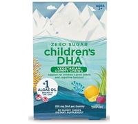 Vegan DHA Gummy Chews for Kids, Zero Sugar, Omega-3 from Algae Oil, Passion Fruit Lemon, 30 Gummies