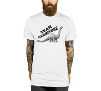 Vegan Dinosaur T-Shirt - Team Herbivore Brontosaurus Triceratops Stegosaurus Tshirt for Men Women and Kids Clothing