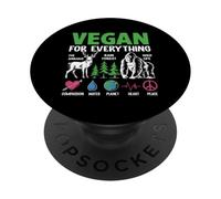 Vegan For Everything The Animals Rain Forest Wild Life Compa PopSockets Adhesive PopGrip