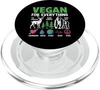 Vegan For Everything The Animals Rain Forest Wild Life Compa PopSockets PopGrip for MagSafe