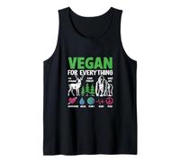 Vegan for Everything The Animals Rain Forest Wild Life Compa Tank Top