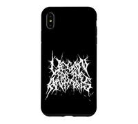Vegan For The Animals Black Metal Heavy Metal Goth Logo Case for iPhone XS Max