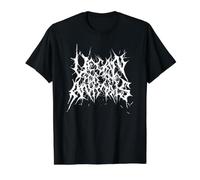 Vegan for The Animals Black Metal Heavy Metal Goth Logo Value Graphic T-Shirt, Men, Black, S