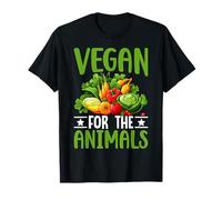 Vegan for The Animals Plant Based Vegetables T-Shirt