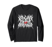 Vegan for the Animals VFTA Death Metal Goth Style Long Sleeve T-Shirt