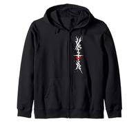 Vegan for the Animals VFTA Death Metal Goth Style Zip Hoodie